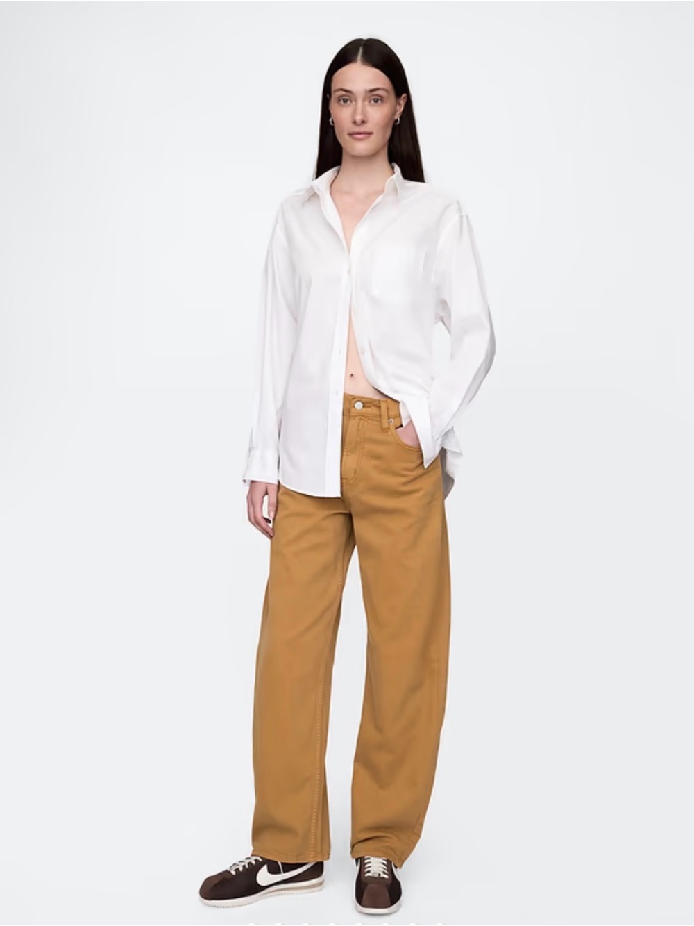 Gap High Rise Barrel Jeans